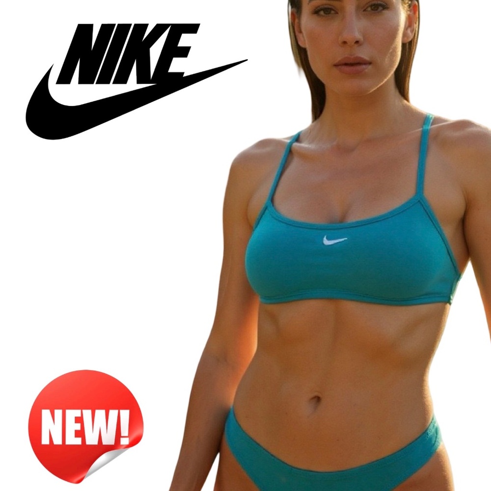 NWT Nike Womens Turquoise Sports Bra SZ 14